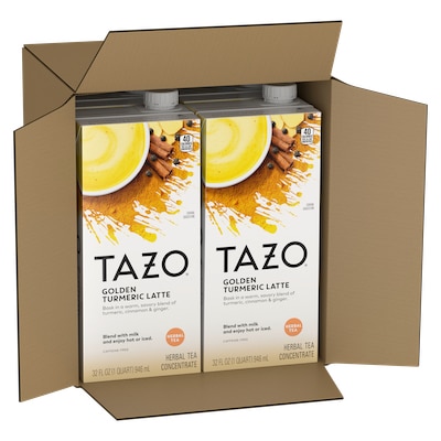 TAZO® Turmeric Latte Golden Milk 6 x 32oz - 